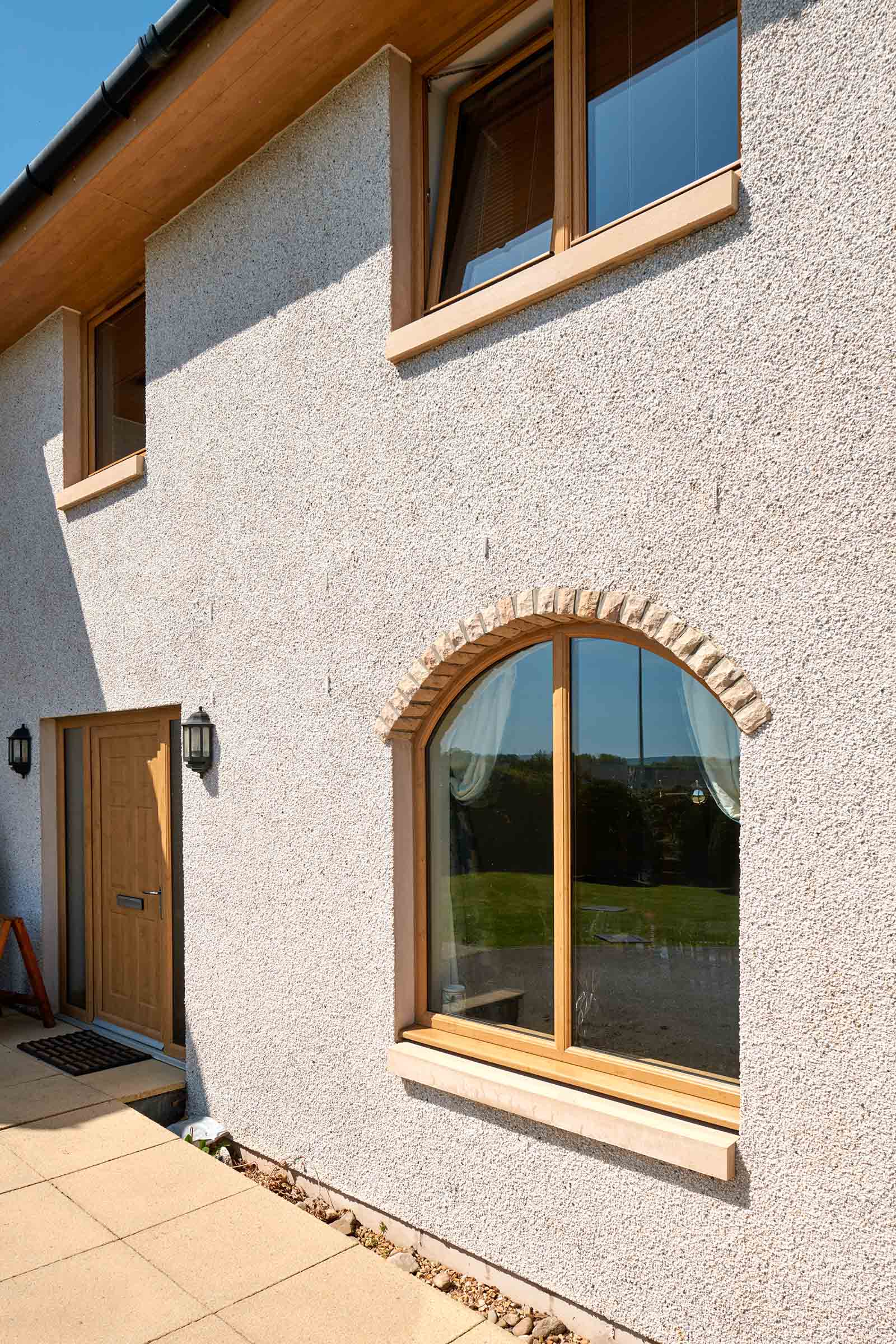 brown upvc windows