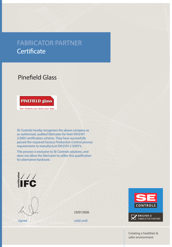 pinefield certificate