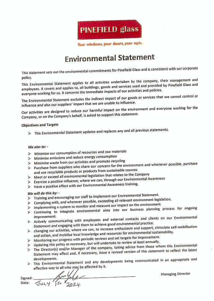 environmental statement